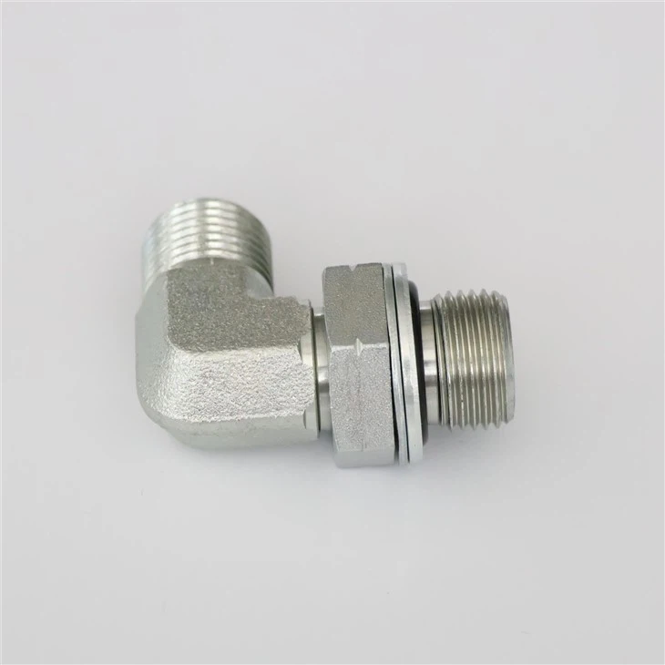 90 Degree Elbow Bsp Thread Adjustable Stud Ends With O-ring Sealing