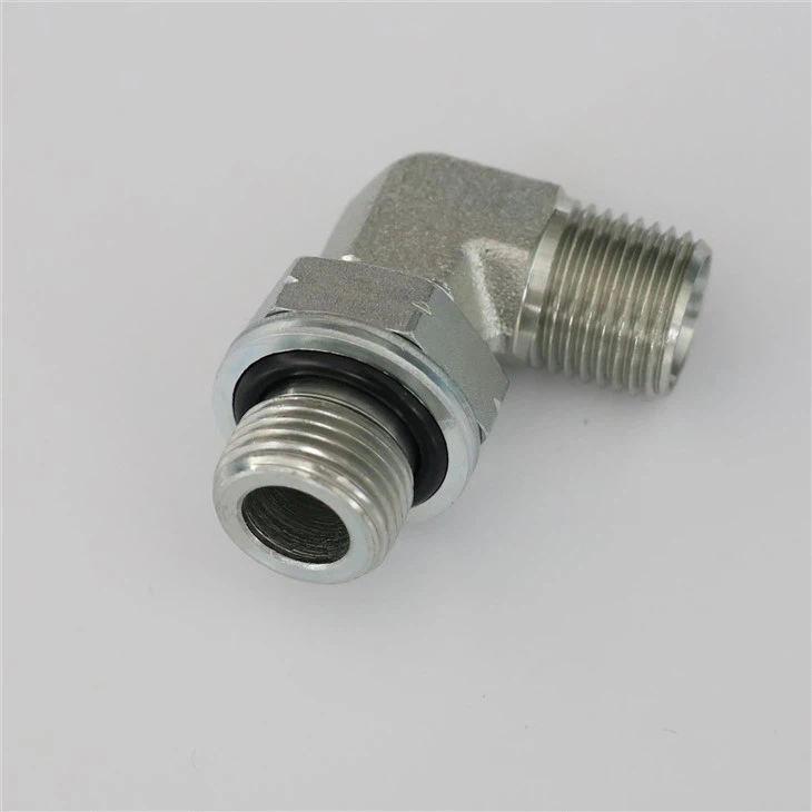 90 Degree Elbow Bsp Thread Adjustable Stud Ends With O-ring Sealing